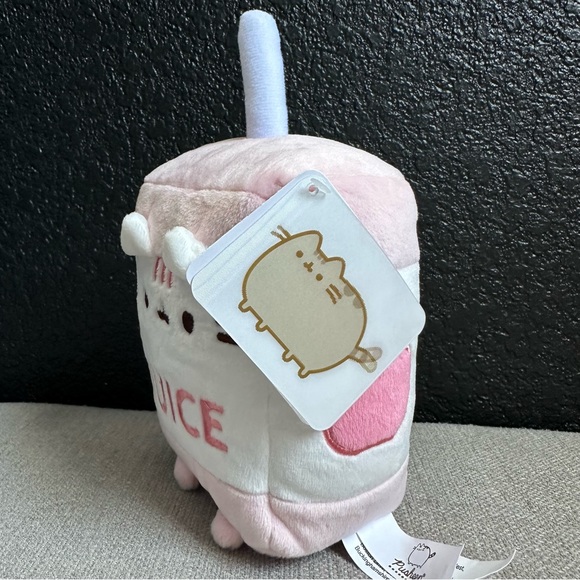 PUSHEEN THE CAT JUICE BOX 🧃 🍎 SIPS PLUSH NEW WITH TAG - Picture 3 of 6